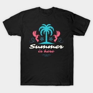 Summer Is Here Retro T-Shirt